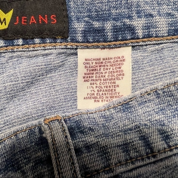 VINTAGE TODD OLDHAM DISTRESSED JEANS (JUNIOR) SIZE 13 - Picture 8 of 9